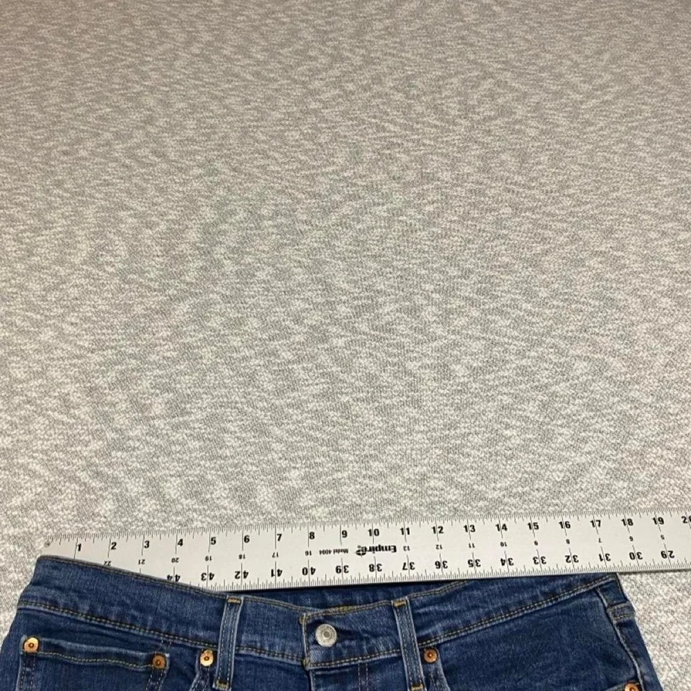 Levi's 501 blue denim straight jeans Size: W34xL32. SKU-B190#denim